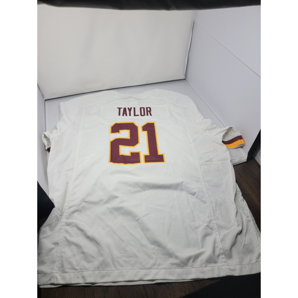 Nike ON FIELD NFL Washington Redskins Sean Taylor #21 Jersey White Size 3XL - Picture 5 of 6